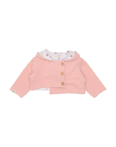 Shop Mapero Maperō Newborn Girl Sweatshirt Pink Size 3 Cotton, Elastane