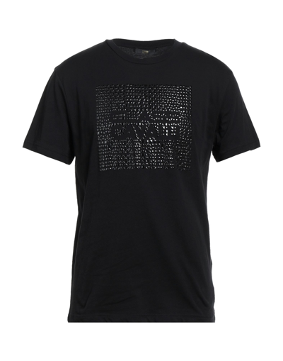Shop Cavalli Class Man T-shirt Black Size L Cotton