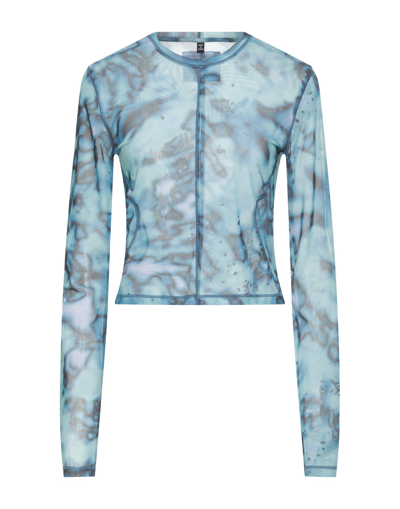 Shop Mcq By Alexander Mcqueen Mcq Alexander Mcqueen Woman T-shirt Azure Size Xxl Polyester, Elastane In Blue