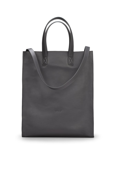 Shop Marsèll Dodici Logo Debossed Tote Bag In Grey