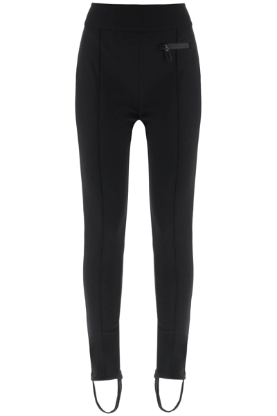 Shop Fendi Stirrup Ski Leggings In Black