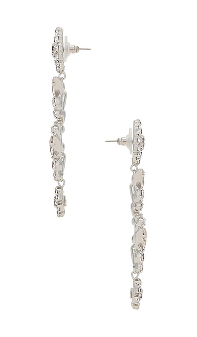 Shop Jennifer Behr Larissa Earrings In Crystal