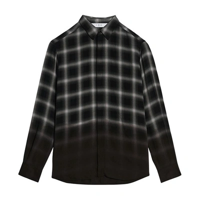 Shop Iro Burdale Shirt In Black Grey