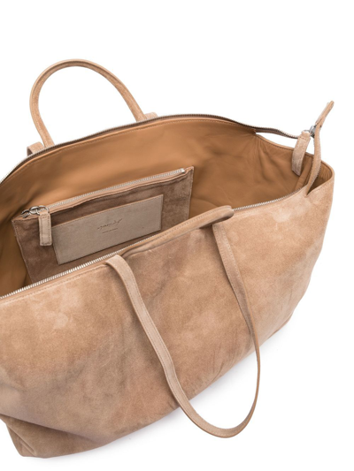 Marsèll Multi-strap Suede Tote In 中性色