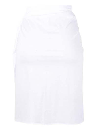 Shop Eres Tanagra High-waisted Long Sarong In White