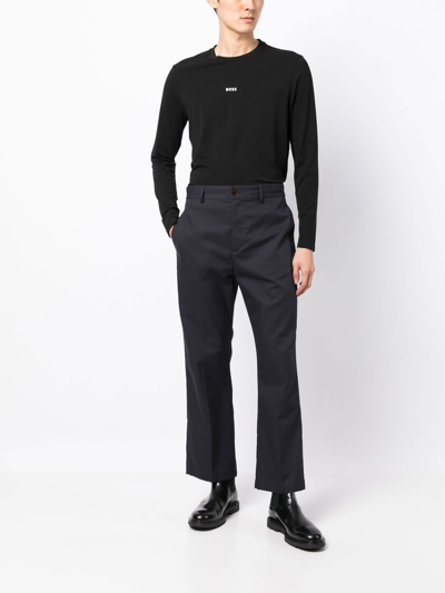 LOGO-PRINT LONG-SLEEVE T-SHIRT