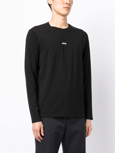 LOGO-PRINT LONG-SLEEVE T-SHIRT