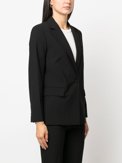 Shop Theory Single-breasted Blazer In Black