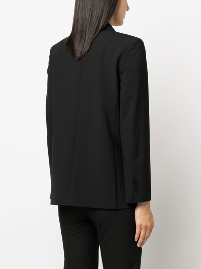 Shop Theory Single-breasted Blazer In Black