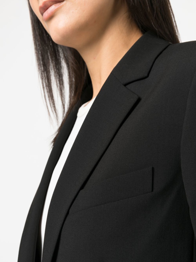 Shop Theory Single-breasted Blazer In Black