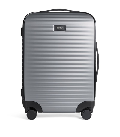 Shop Zegna Leggerissimo Suitcase In Grey
