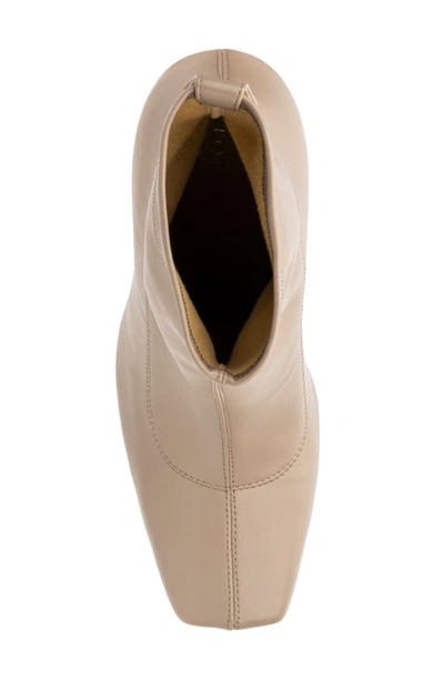 Torgeis Chiara Square Toe Bootie In Natural