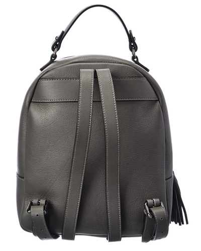 Backpack MARIO VALENTINO Silver in Polyester - 22645927