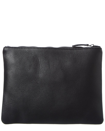 Mario Valentino Shoulder bag pochette black black leather logo