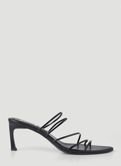 Shop Reike Nen Five Strap Heeled Sandals In Black