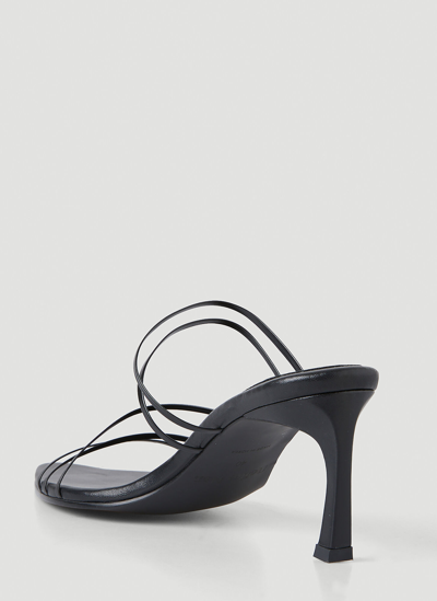 Shop Reike Nen Five Strap Heeled Sandals In Black
