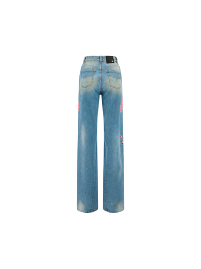 Shop Blumarine Boyfriend Jeans In Country Blue