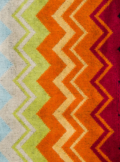 Missoni Giacomo Set Of Two Multicolor Zig Zag Cotton Towels  Home In Multicolor