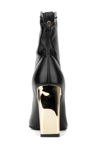Torgeis Chiara Square Toe Bootie In Black