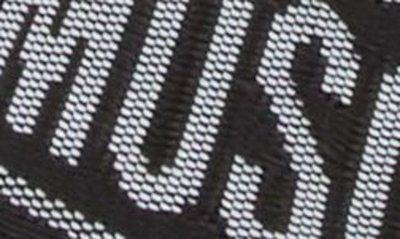 Shop Moschino Logo Buckle Belt In Fantasy Print Black