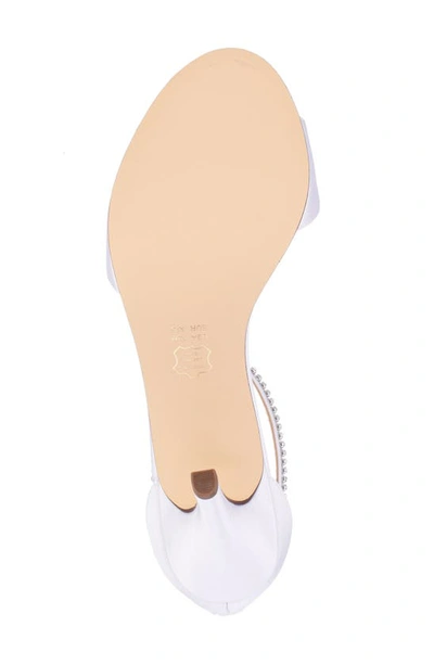 Shop Nina Volanda Ankle Strap Sandal In White