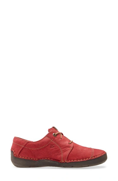 Shop Josef Seibel Fergey 20 Sneaker In Red Leather