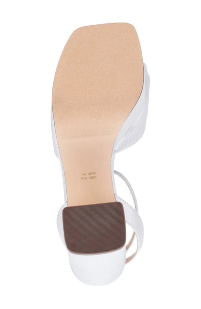Nina Women's Stacie Platform Evening Sandal Women's Shoes In True Silver