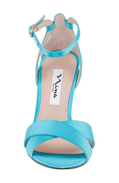 Shop Nina Ankle Strap Sandal In Cielo