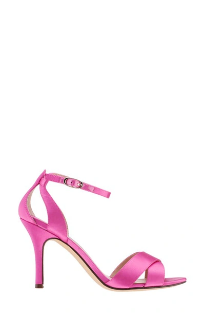 Shop Nina Ankle Strap Sandal In Ultra Pink
