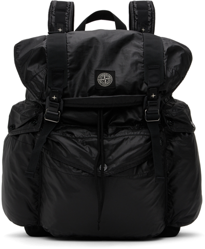 Shop Stone Island Black 90370 Backpack In V0029 Black