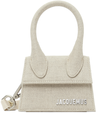 JACQUEMUS Le Chiquito Bag in Light Greige