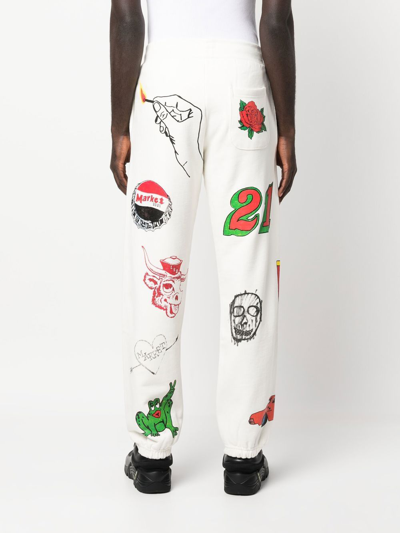 Shop Market Graphic Print Sweatpants In Neutrals