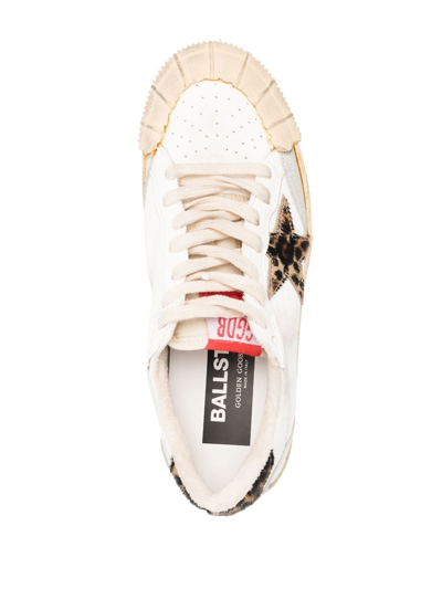 Golden Goose Ball Star Low-top Sneakers In White