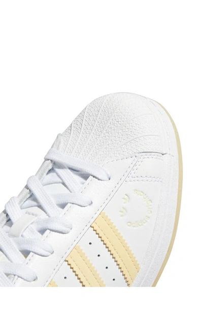 Shop Adidas Originals Superstar Sneaker In Ftwr White/ Easy Yellow