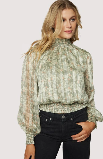 Shop Lost + Wander Down To The River Floral Top In Mint Floral
