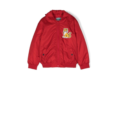 Shop Kenzo Red Kotora Bomber Jacket