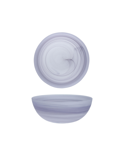 Fortessa La Jolla Glass Large Salad Bowls, Set Of 4 In Amethyst