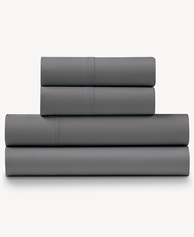 Ella Jayne 1200 Thread Count 100% Cotton Sateen 4-pc. Sheet Set, Queen In Steel