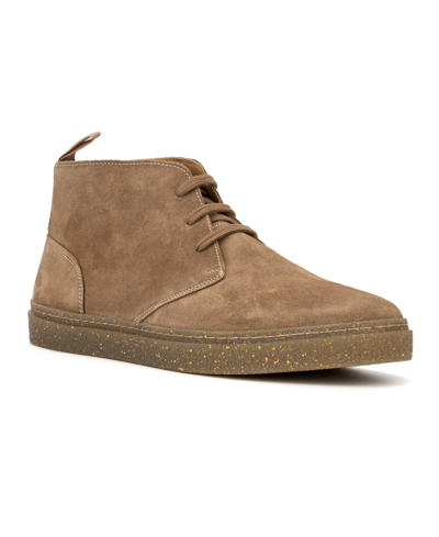 Shop Reserved Footwear Men's Palmetto Leather Chukka Boots In Taupe