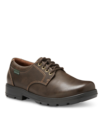 Shop Eastland Shoe Men's Duncan Plain Toe Oxford Shoes In Brown
