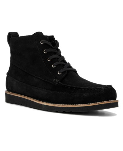 Shop Reserved Footwear Men's Fritz Leather Boots In Black