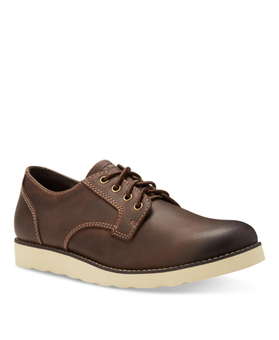 Shop Eastland Shoe Men's Jones Plain Toe Oxford Shoes In Brown