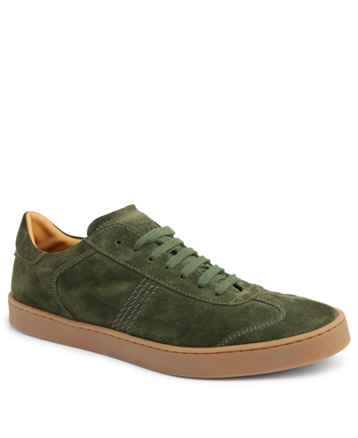 Shop Bruno Magli Men's Bono Lace-up Sneakers In Pine Suede