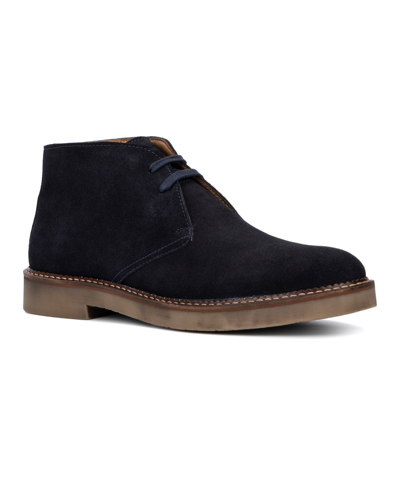 Shop Reserved Footwear Men's Keon Chukka Boots In Navy