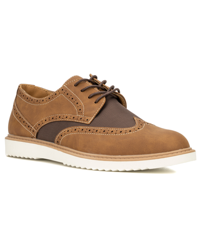 New York And Company Men's Tyler Wingtip Oxford Shoes In Brown