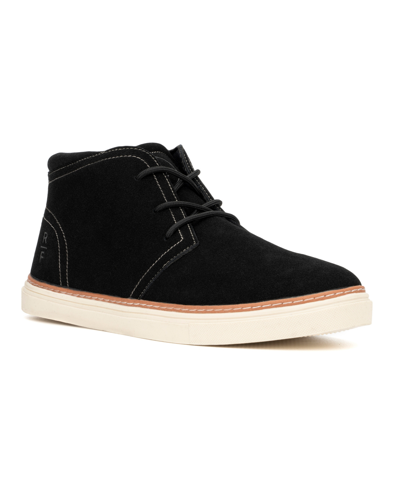 Shop Reserved Footwear Men's Petrus Chukka Boots In Black