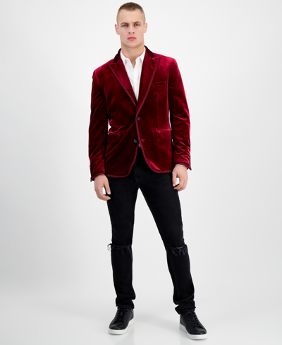Inc velvet shop blazer