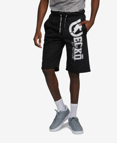 Shop Ecko Unltd Men's Standardized Fleece Shorts In Black