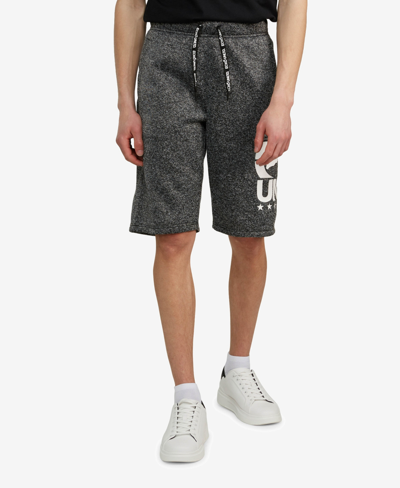 Shop Ecko Unltd Men's In The Middle Fleece Shorts In Charcoal Gray