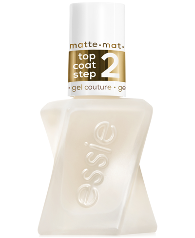 Shop Essie Gel Couture Matte Top Coat In Clear